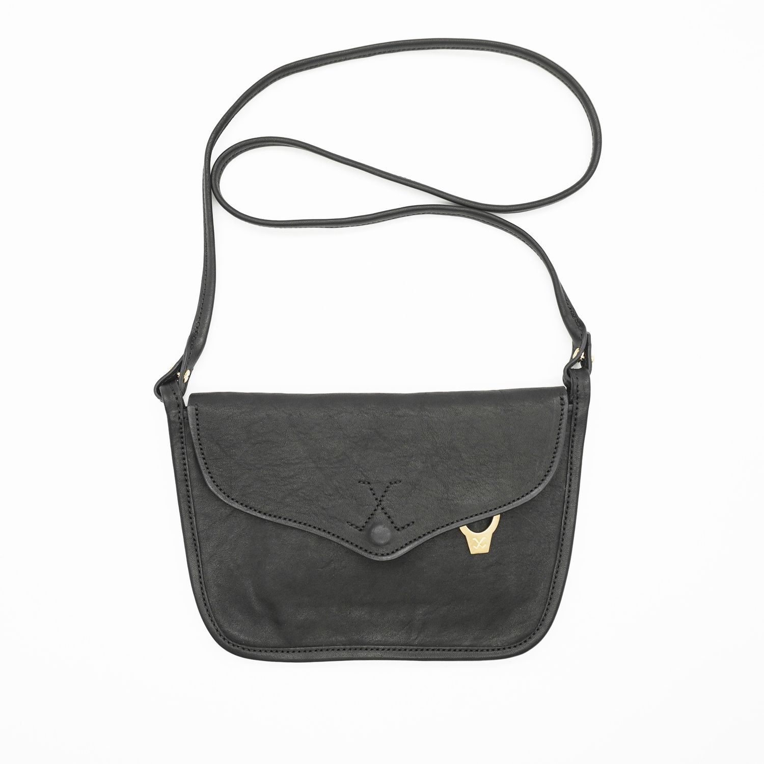 OGL BRAVE Horsehide Pockat Bag Black