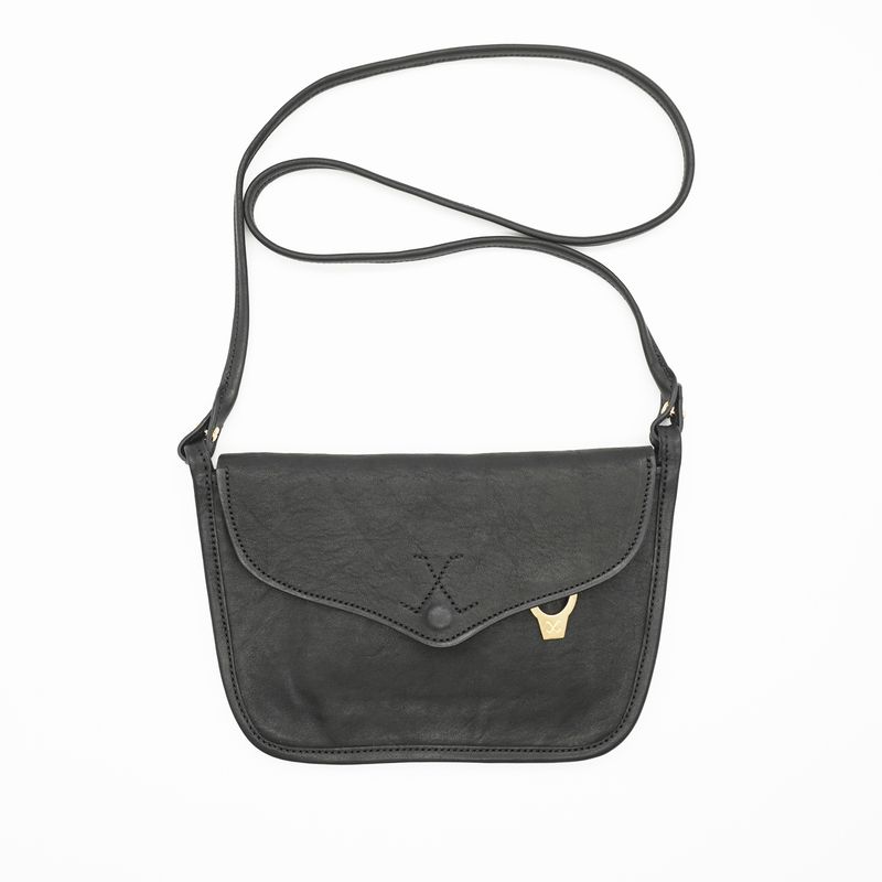 OGL BRAVE Horsehide Pockat Bag Black