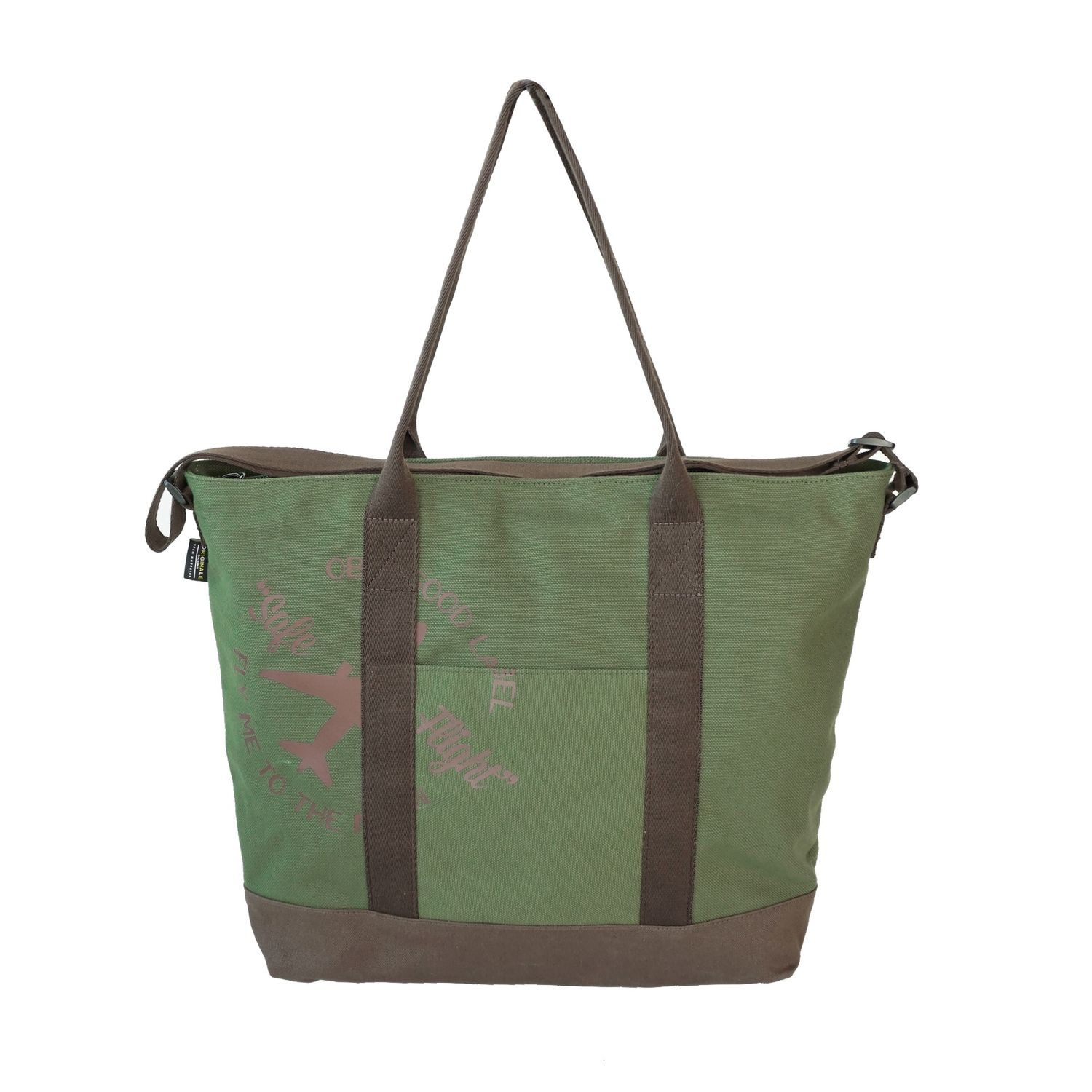 OGL FMTTM Two-Tone Travelling Cabin Bag Green