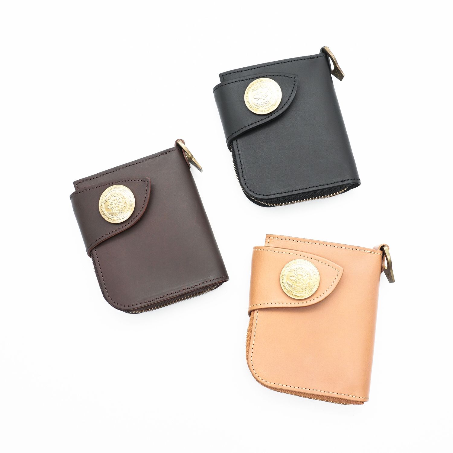 OGL Condor Short Zipper Leather Wallet