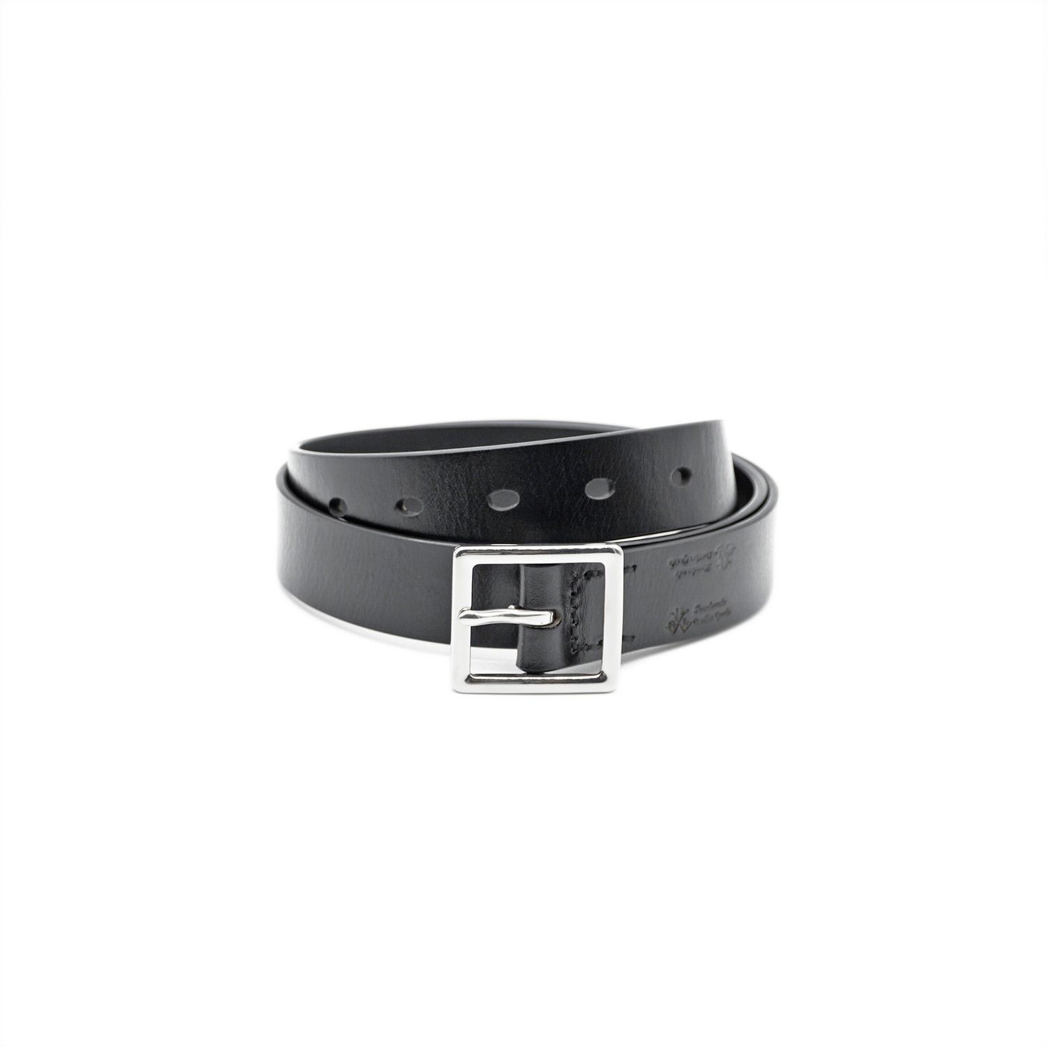 OGL Belt Scout 125 Leather Belt Grainy Black