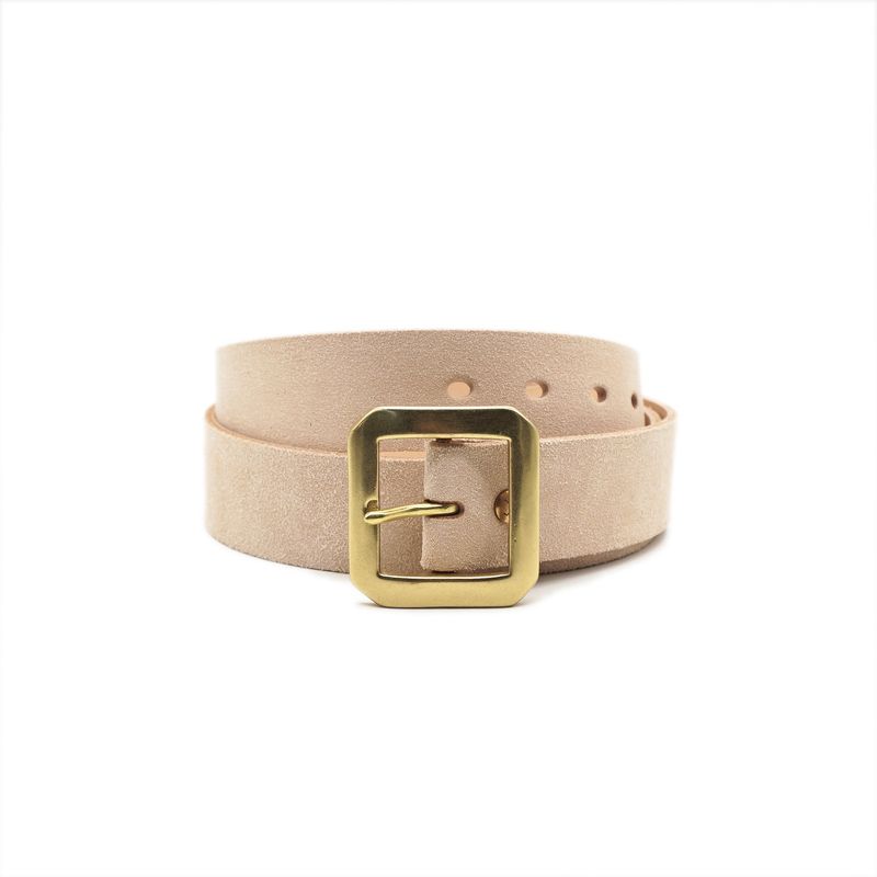 OGL Belt Single-Prong Rough-Out Garrison Belt Natural