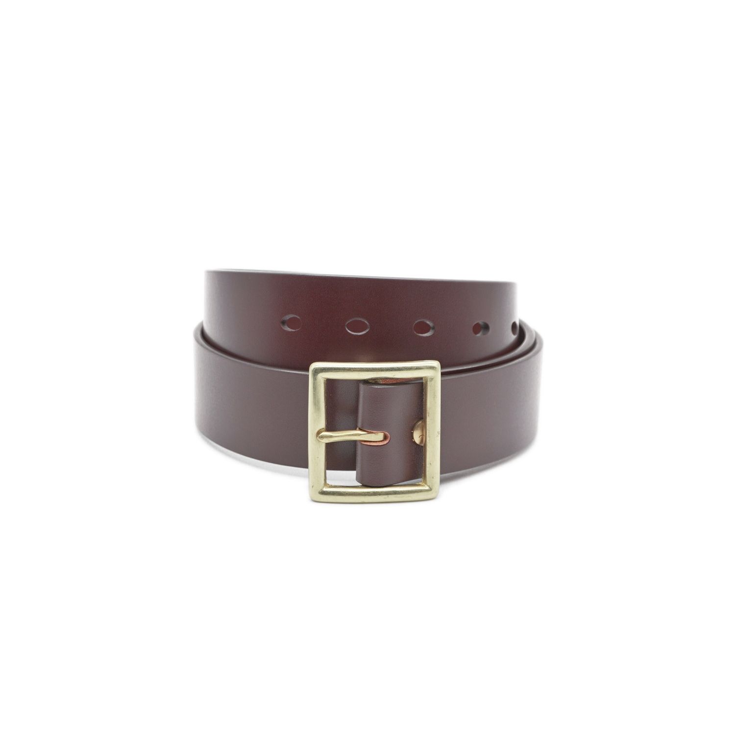 OGL Belt Vintage 1.5 Leather Belt Full-Dyed Tan