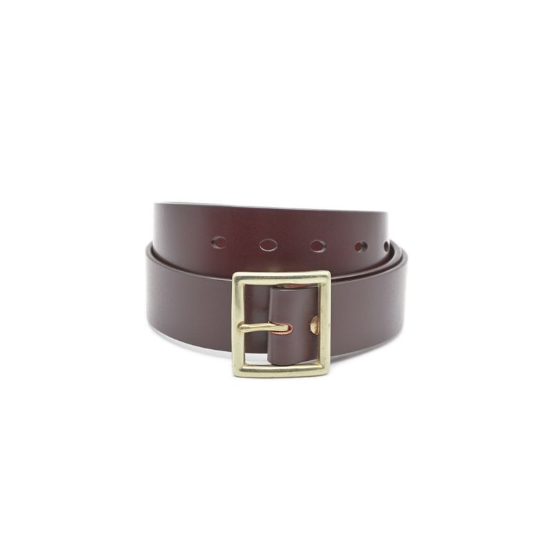 OGL Belt Vintage 1.5 Leather Belt Full-Dyed Tan