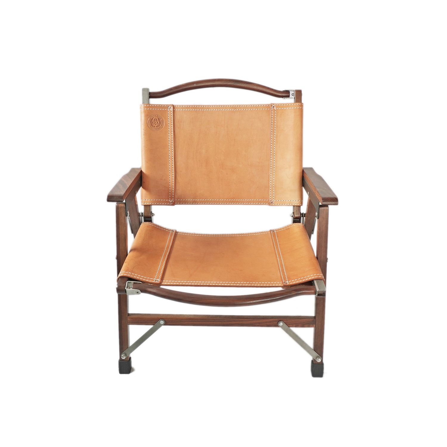 OGL Only Good Life Handmade Kermit Wooden Chair with Natural Leather V1