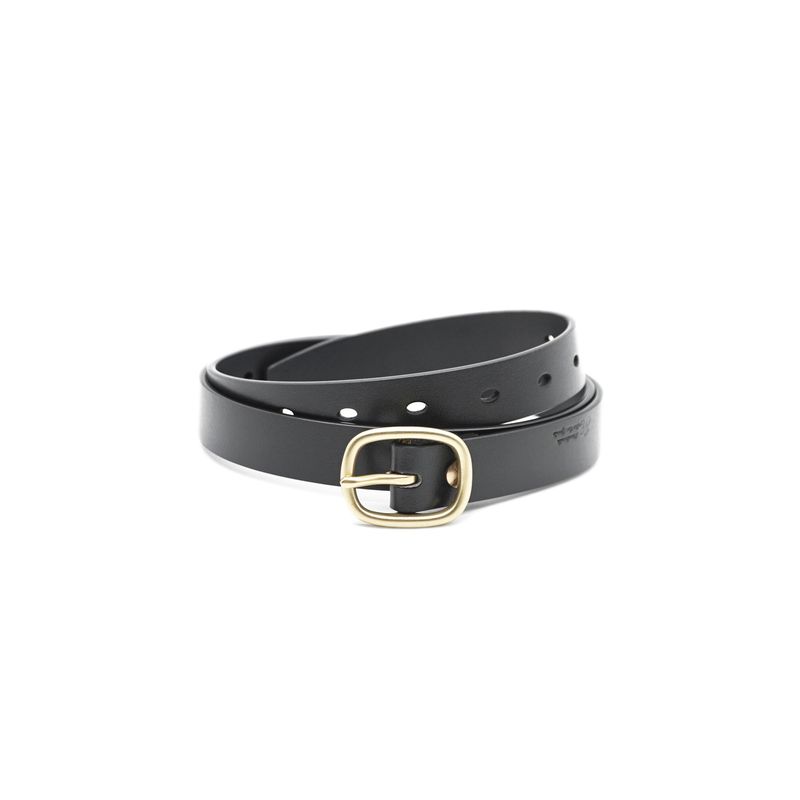 OGL Belt Obbies Dress Leather Belt Full-Dyed Black