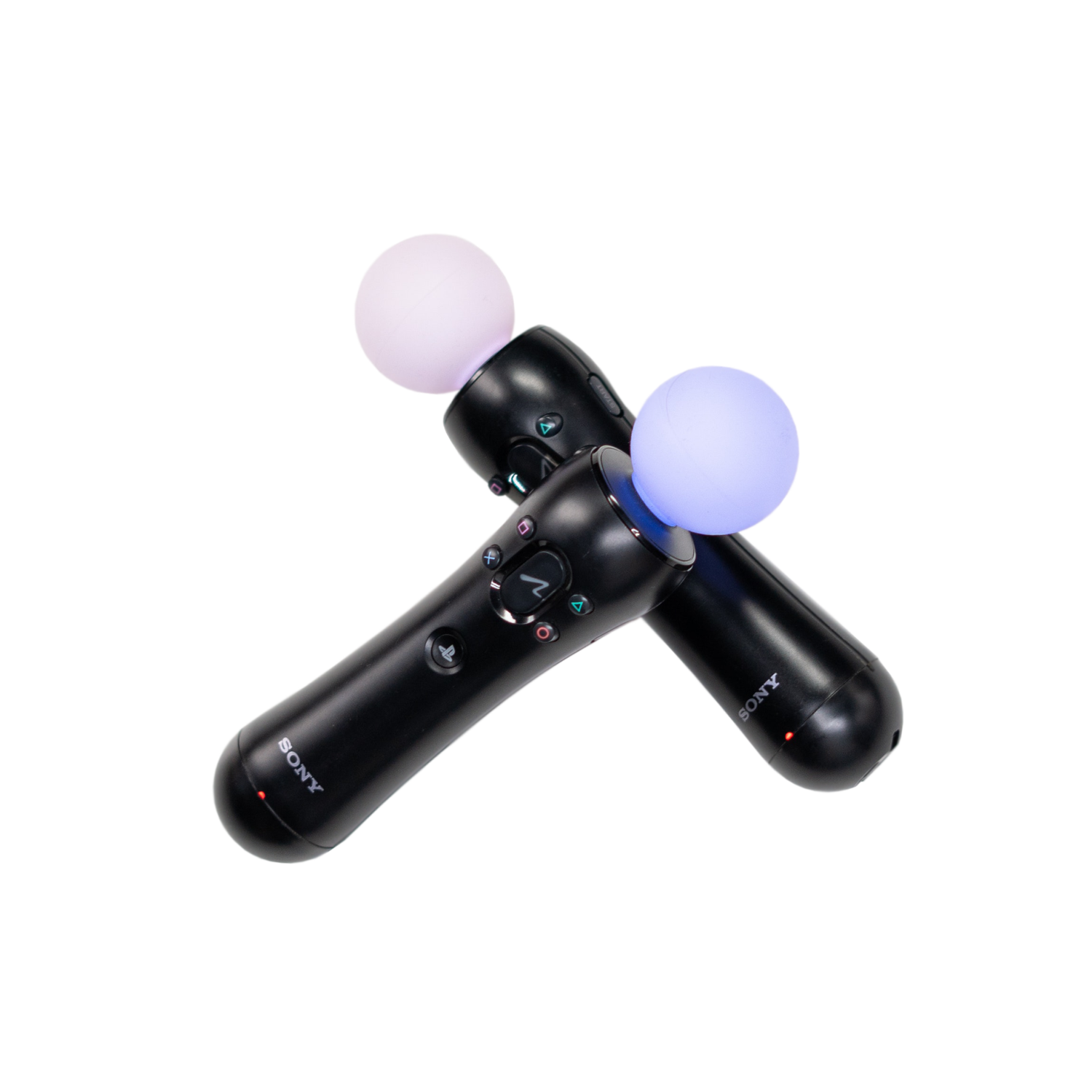 EXEMPLE. Manettes de mouvement PlayStation Move