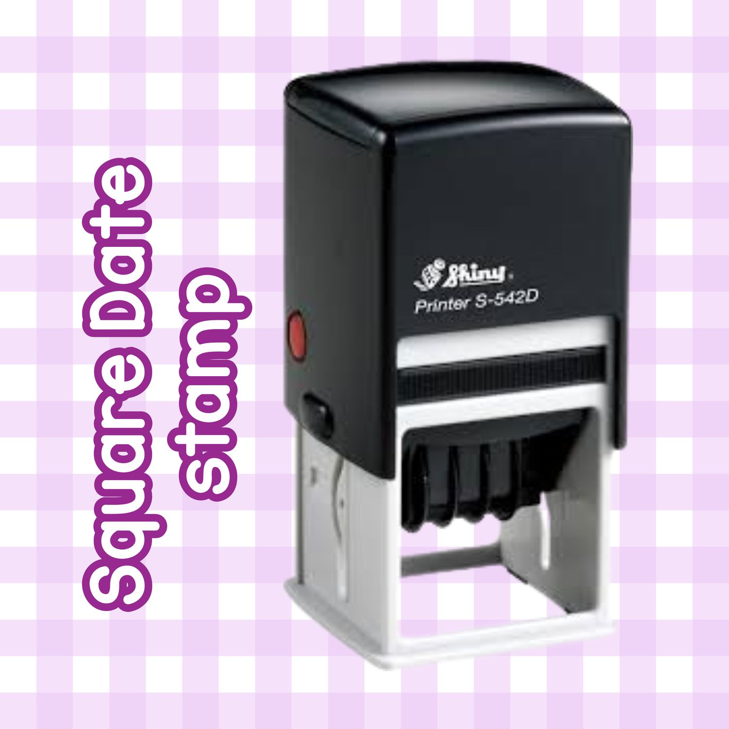 Custom Square/Round Date Stamp 42x42mm