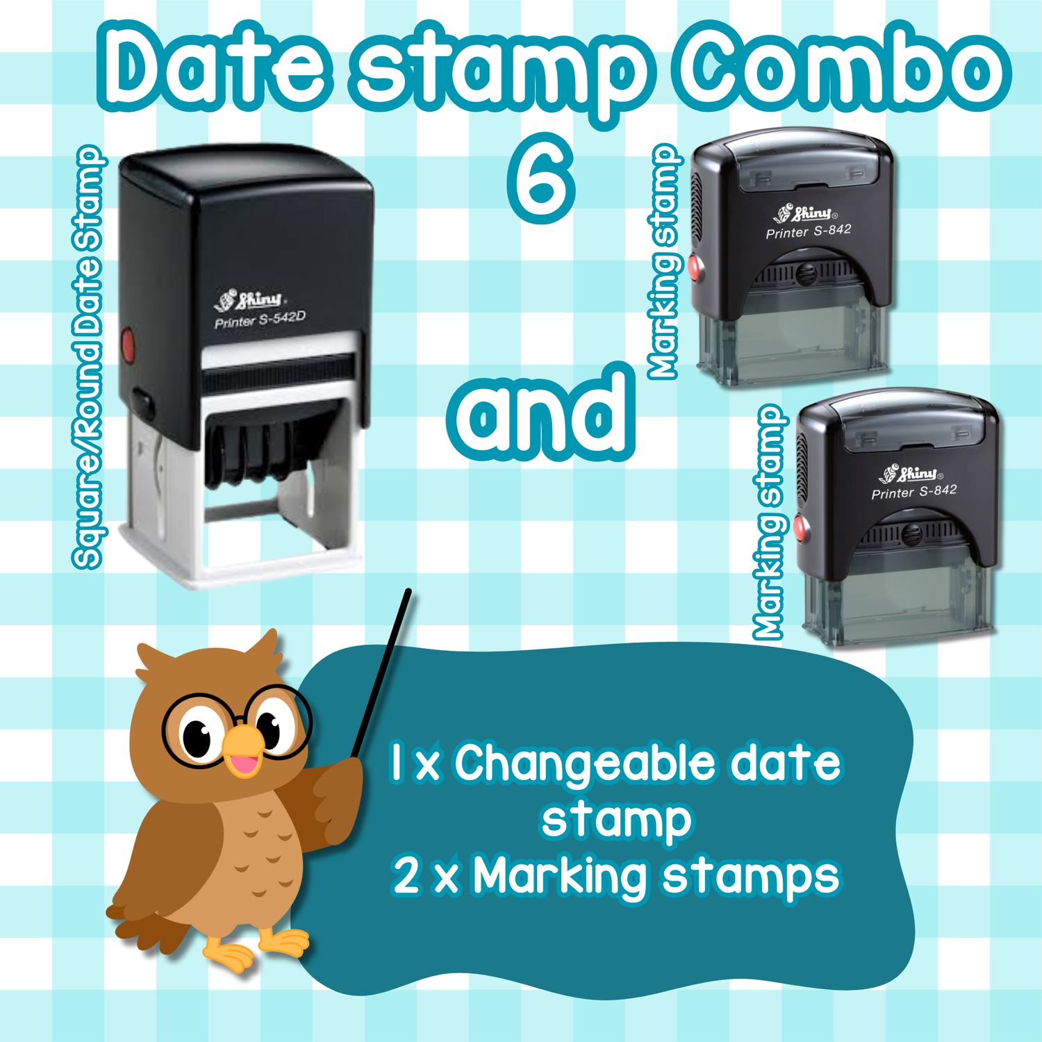Date stamp combo 6