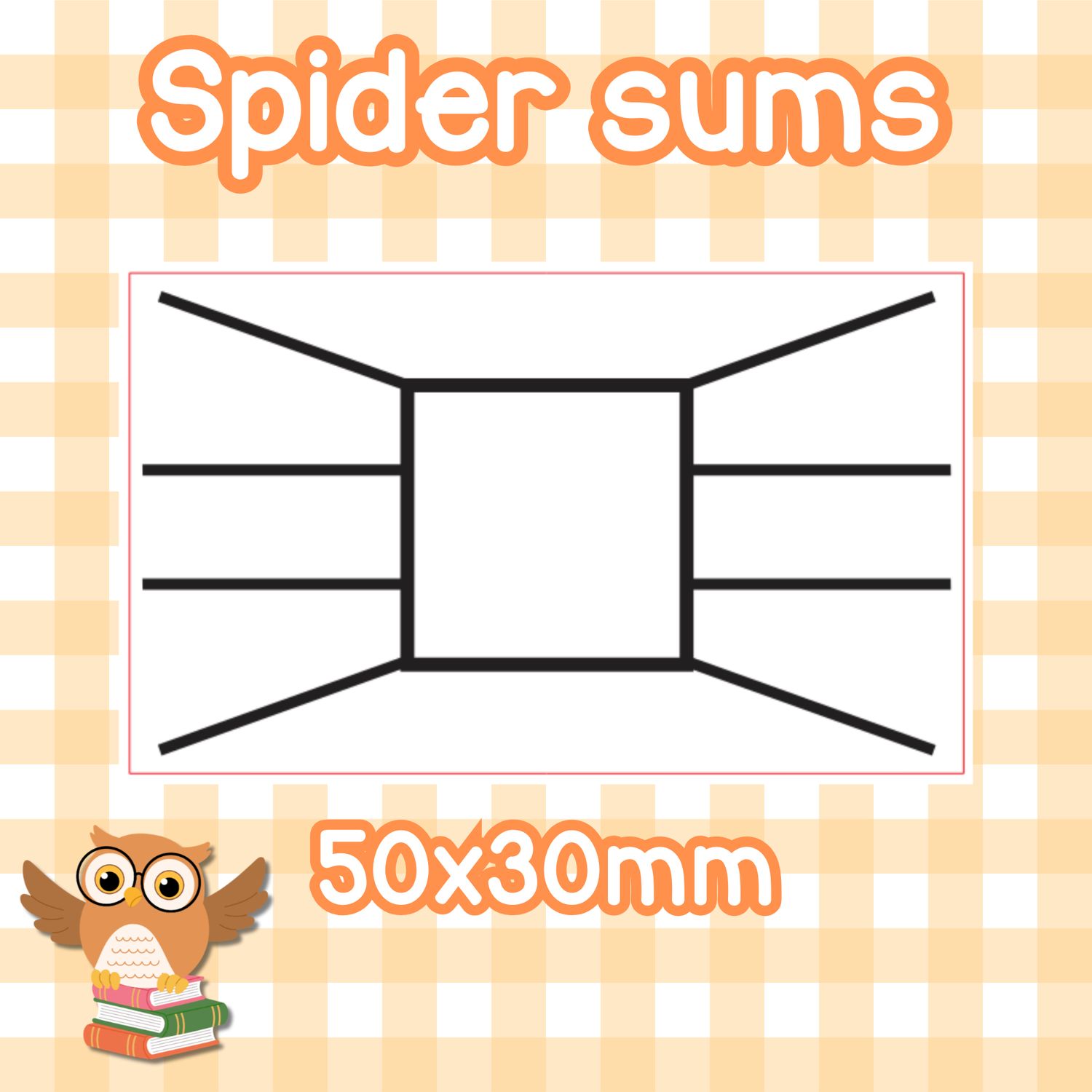 Spider Sums Stamp