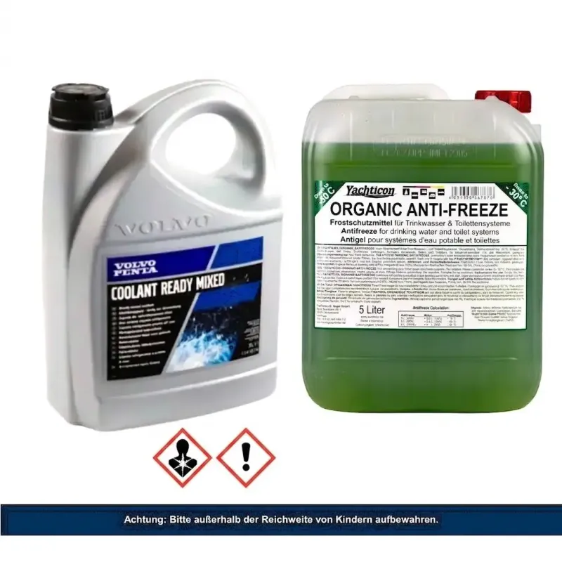 Sparset: VP Kühlmittel 22567233 5L + Yachticon Frostschutz 5L