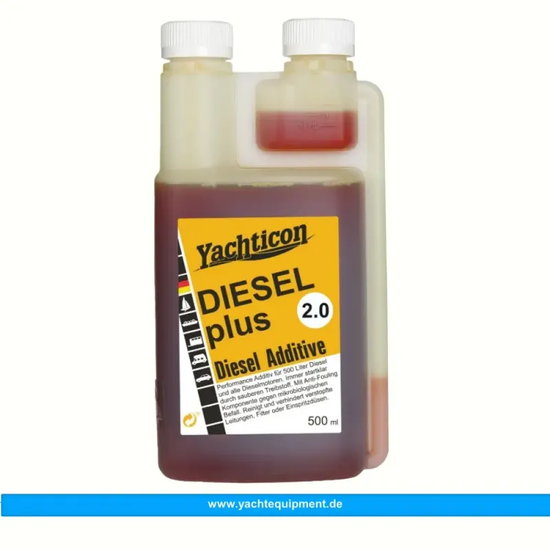 YACHTICON Diesel plus 2.0 | 500 ml Nachfolger Dieselzusatz Marine