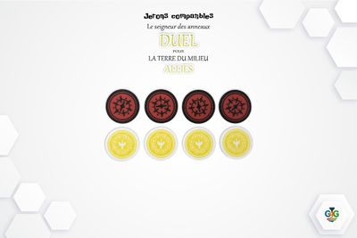 Jetons compatibles Le seigneur des anneaux DUEL - Pour la terre du milieu - Alliés