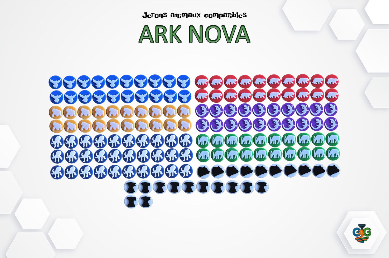 Kit de jetons de mise à niveau – Ark Nova