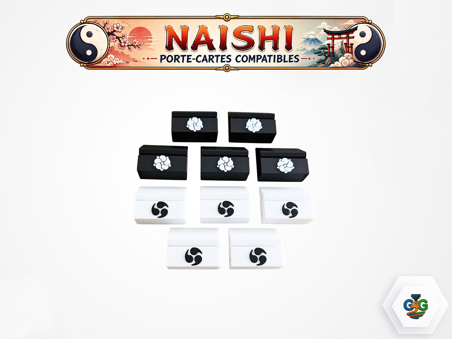 Naishi - porte cartes compatible