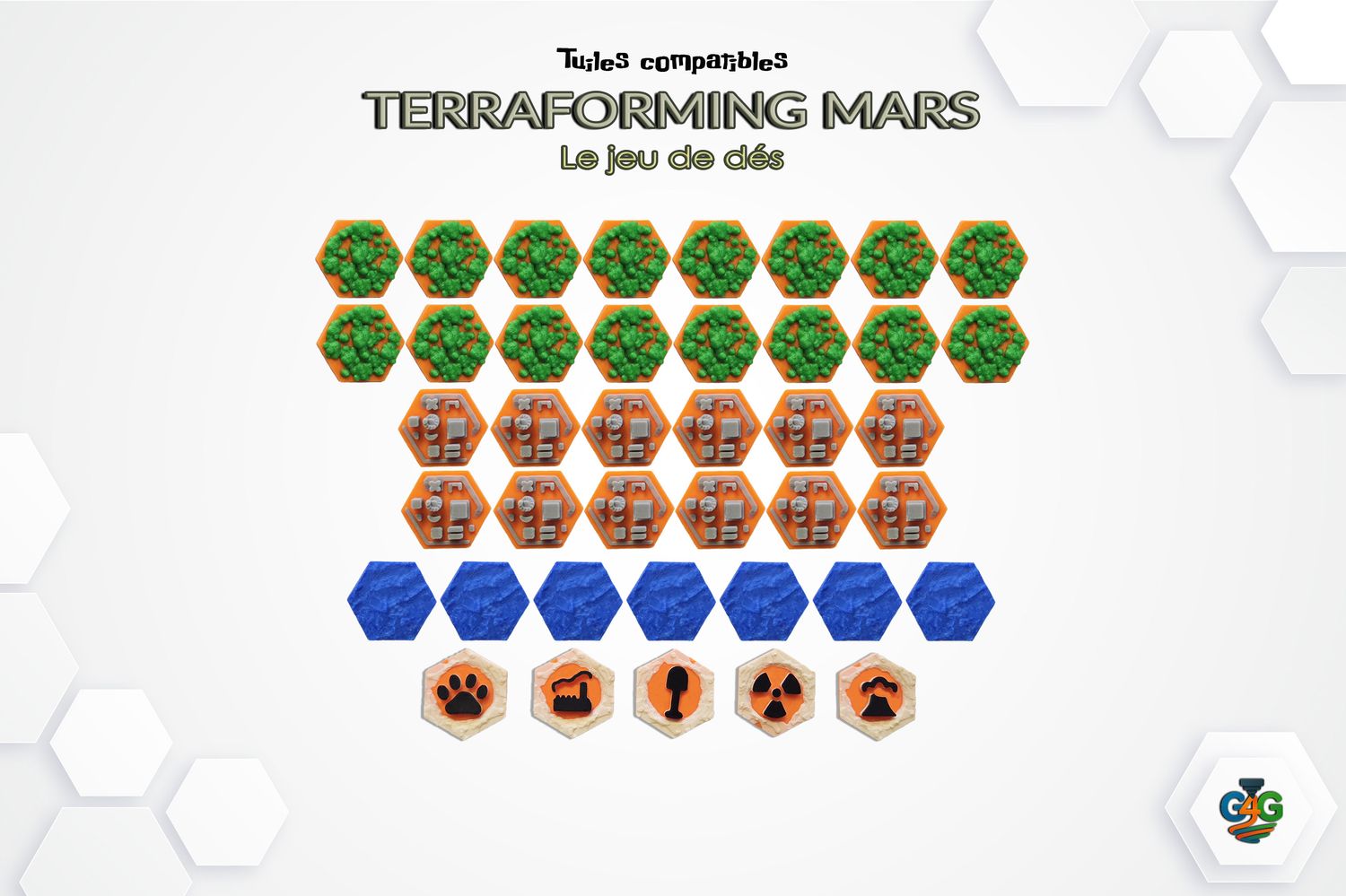 Terraforming Mars: The Dice Game - Tuiles compatibles