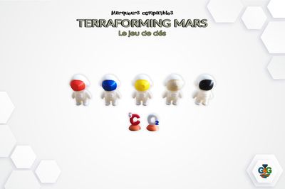 Terraforming Mars: The Dice Game - Marqueurs &amp; jetons