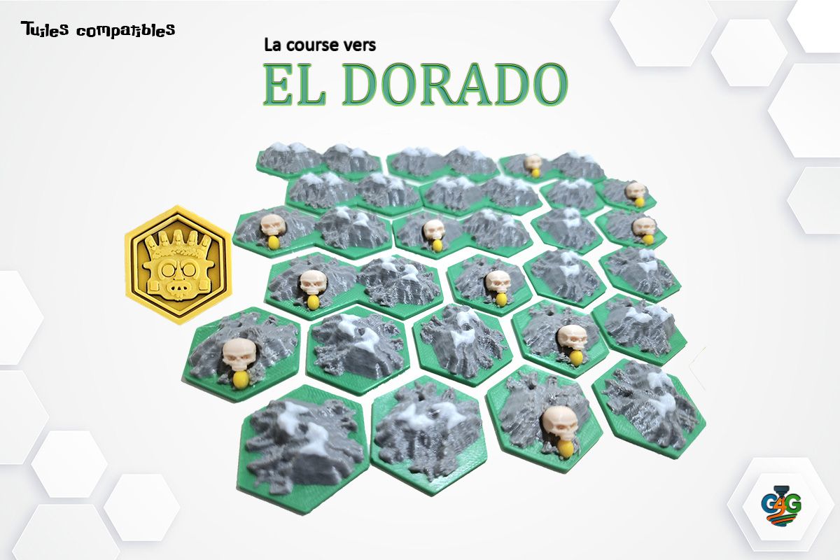 La Course vers El Dorado – Tuiles premium compatibles