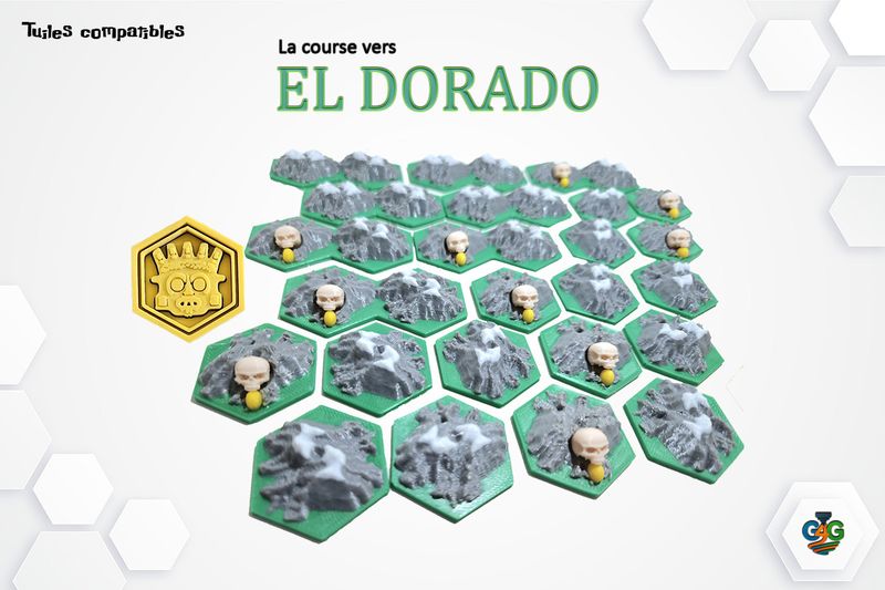 La Course vers El Dorado – Tuiles premium compatibles