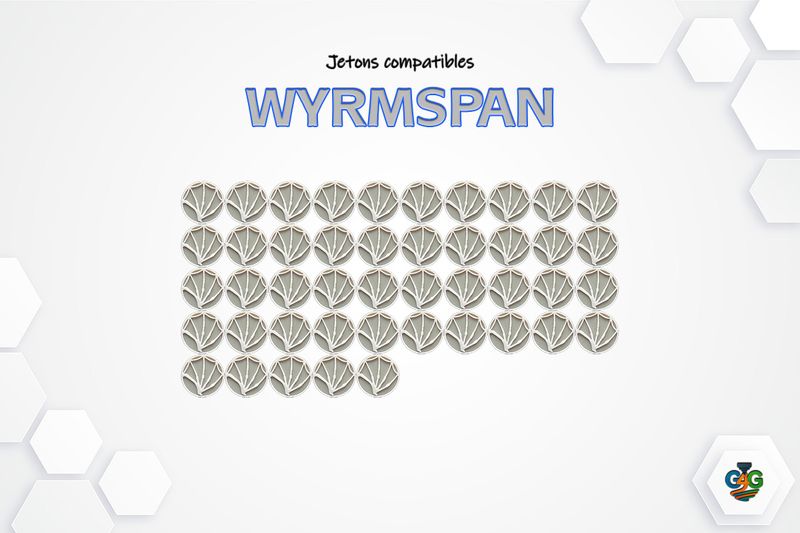 Jetons Ailes de Dragon compatibles – Wyrmspan