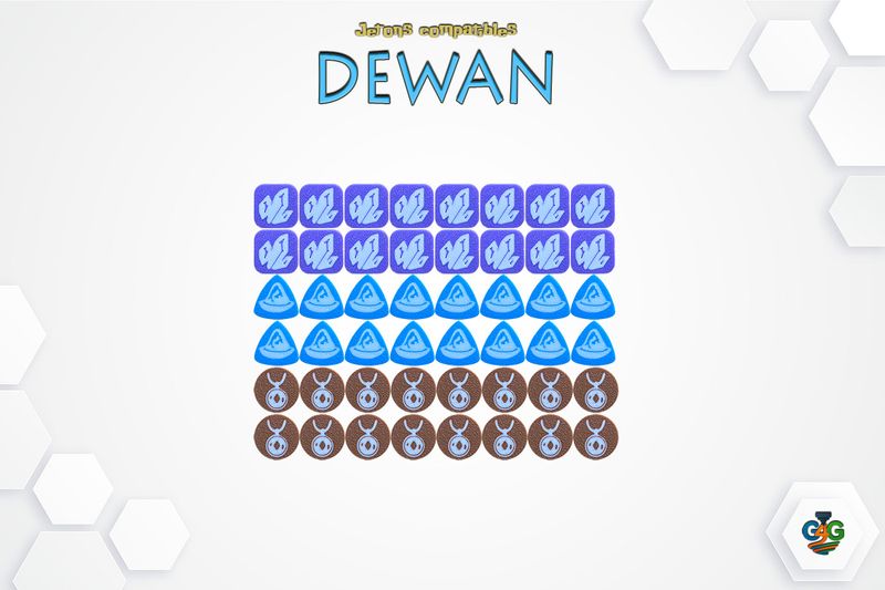 Jetons Ressources – Compatible avec Dewan