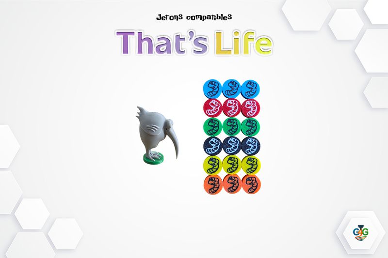 Jetons compatible - That's Life (Verflixxt)