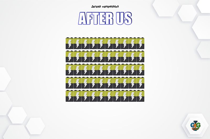 Jeu de société After US - Jetons Piles compatible