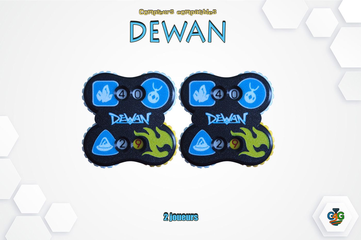 Dewan – Compteurs de ressources compatible ( 2 joueurs )
