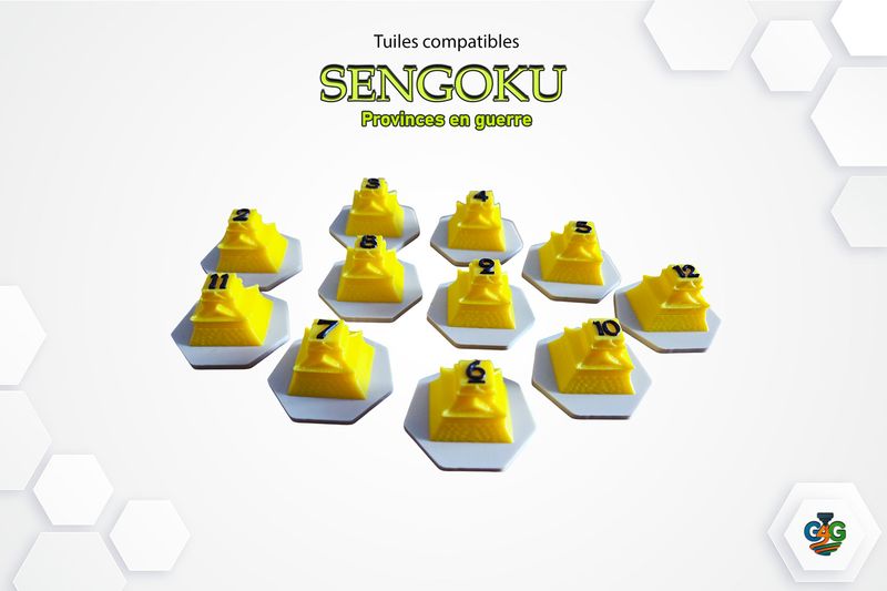 Sengoku : Provinces en guerre - Tuiles Compatibles