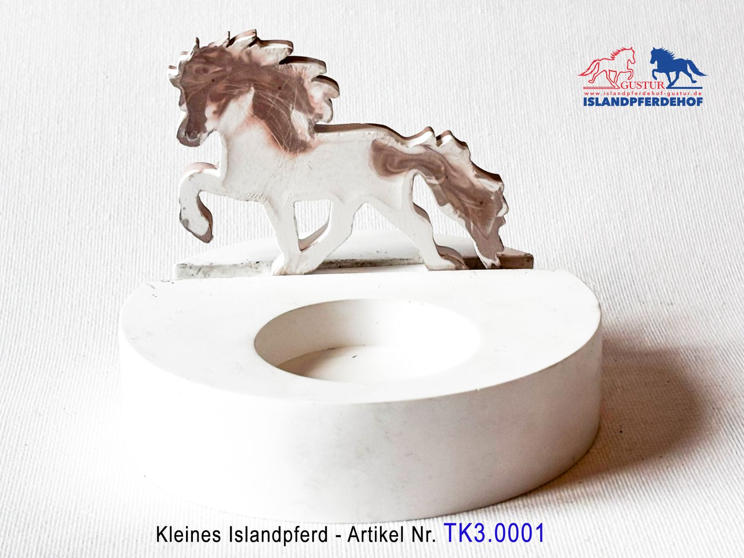 Individuelle Islandpferde für Teelichthalter (Klein)