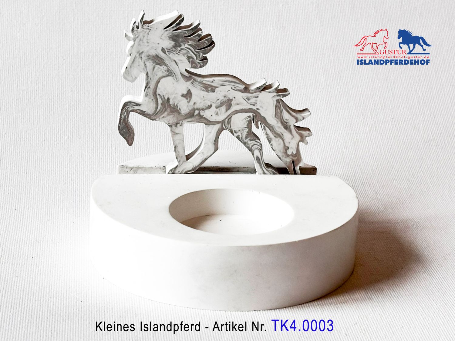Individuelle Islandpferde für Teelichthalter (Klein)