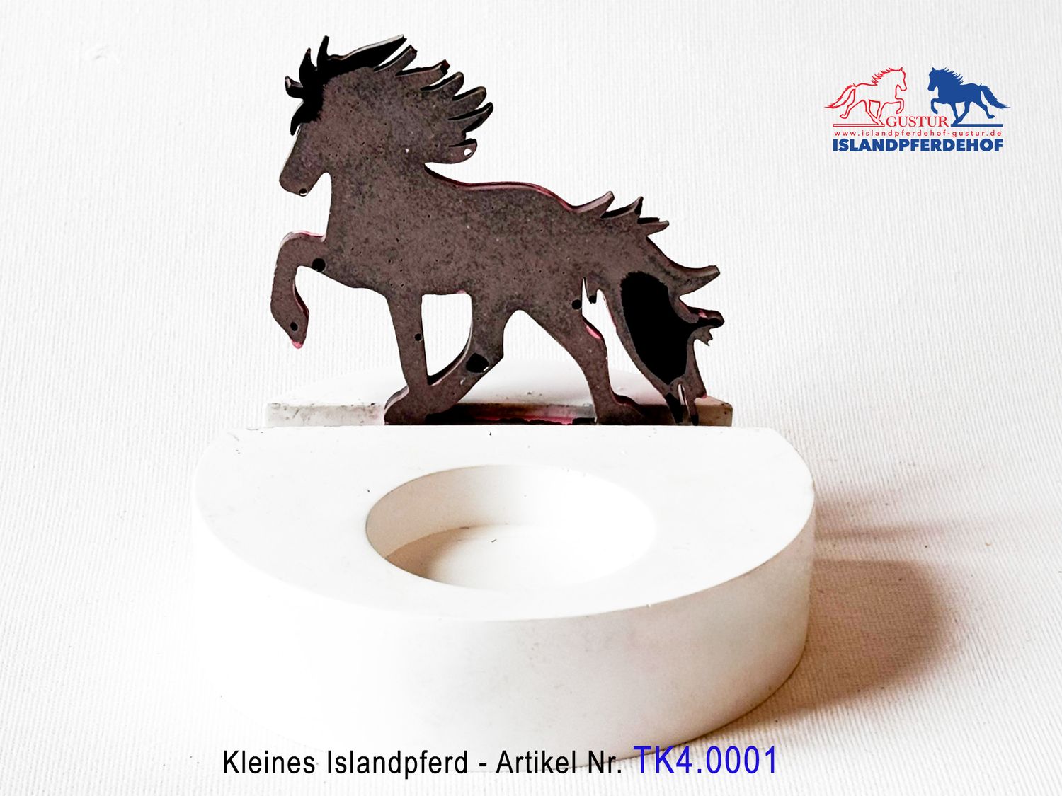 Individuelle Islandpferde für Teelichthalter (Klein)