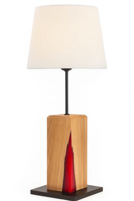 Eichentischlampe - 56 cm