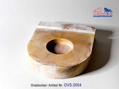 Teelichtsockel Oval