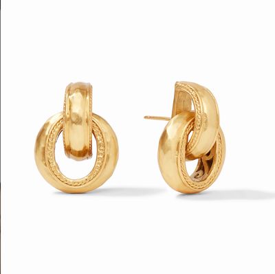 ER672G00 Julie Vos Cannes Door Knocker Earring
