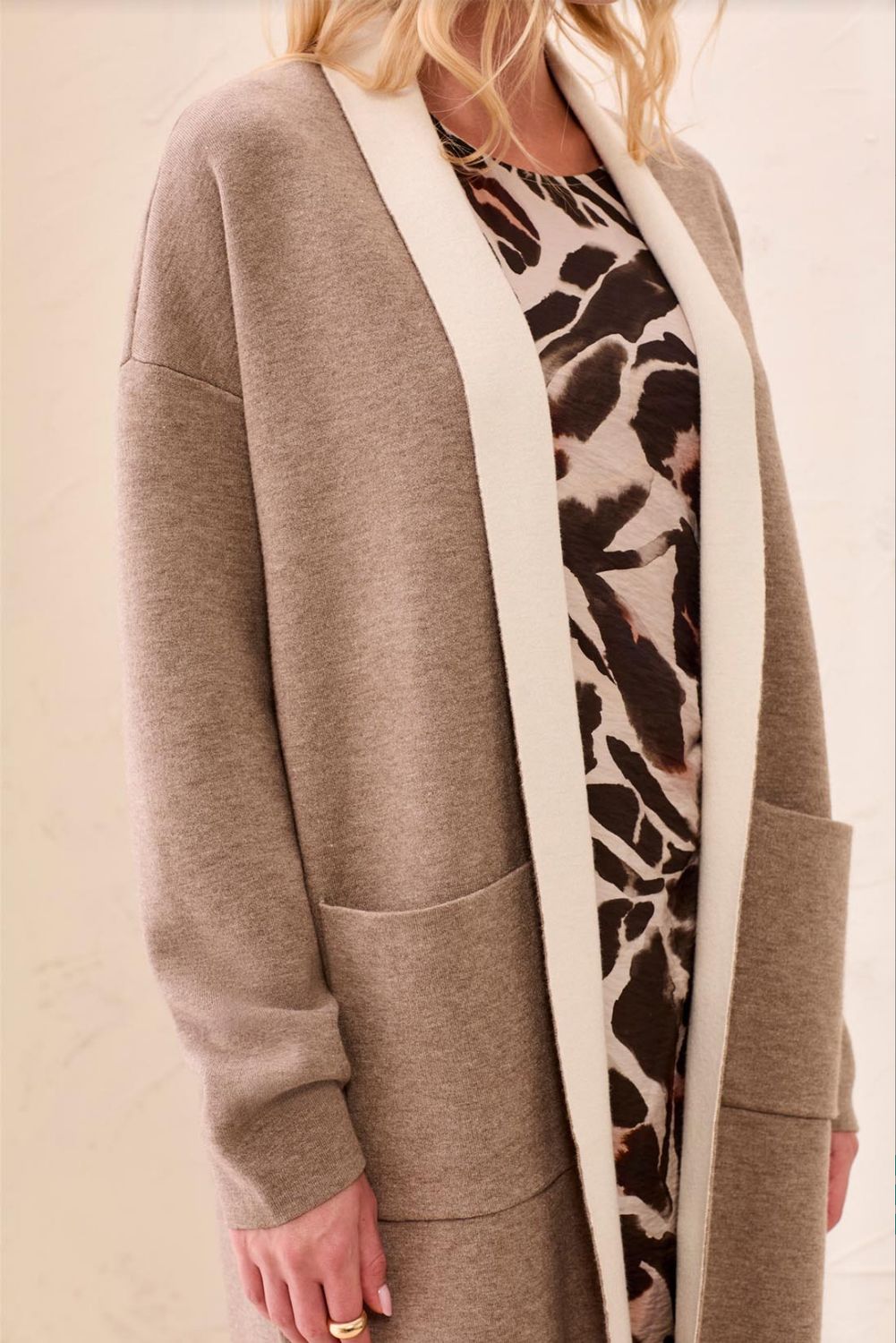 15230 Tribal Coatigan with Pockets