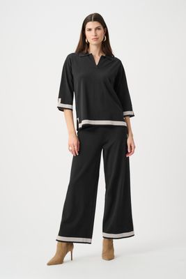 253909 Joseph Ribkoff Colour Block Top