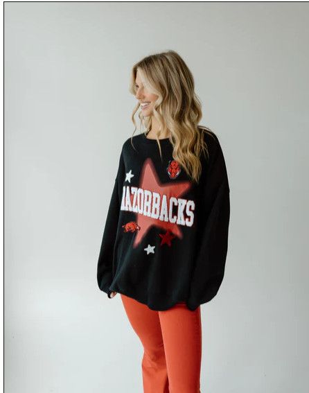 Arkansas Aura Multimedia OS Fleece Crew