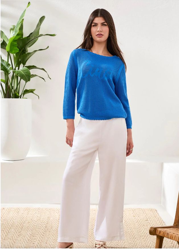 24600 Tribal Crew Neck Sweater