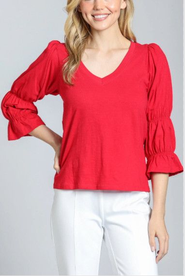 K1449 APNY V-Neck Top