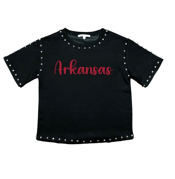 Arkansas Jeweled Sequin Tee