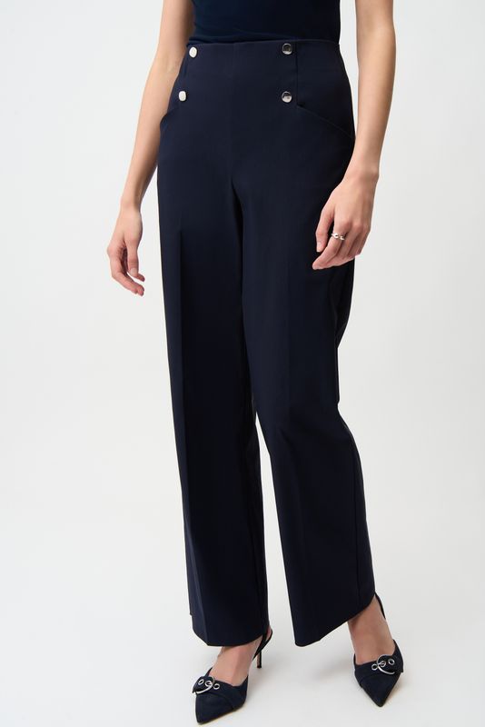261040 Joseph Ribkoff Wide Leg Pull On Pant