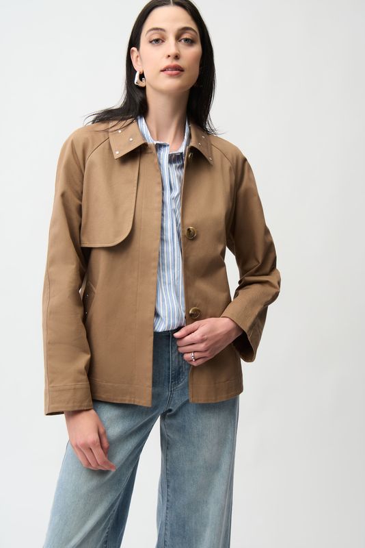 261907 Joseph Ribkoff Short Trench Coat