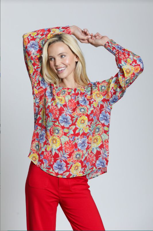 T18P/C-556D/NC APNY Pullover with Smocked Cuff