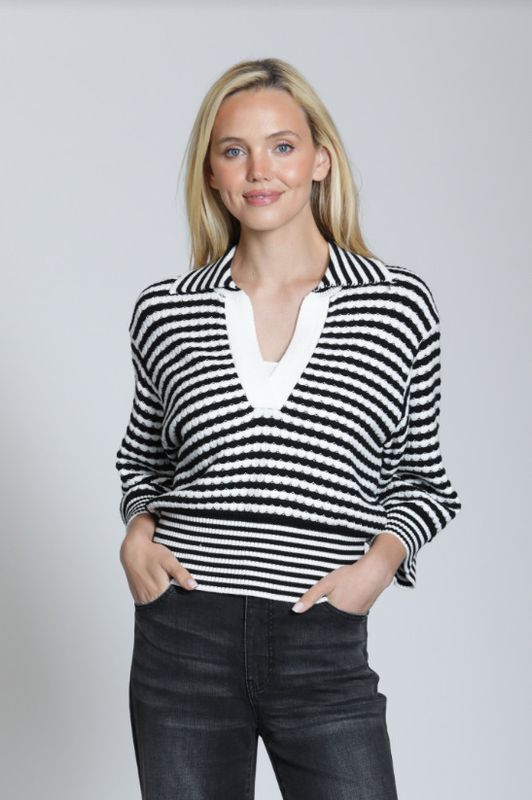 SW199 APNY Striped Sweater