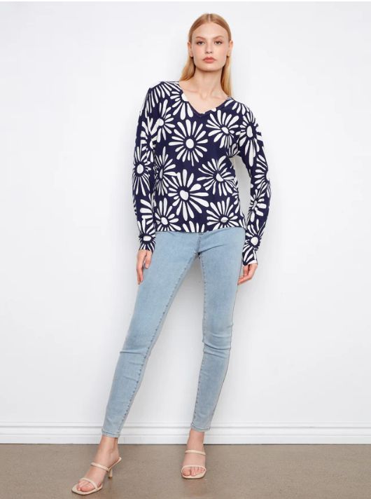 C2968-261B Charlie B Reversible Sweater