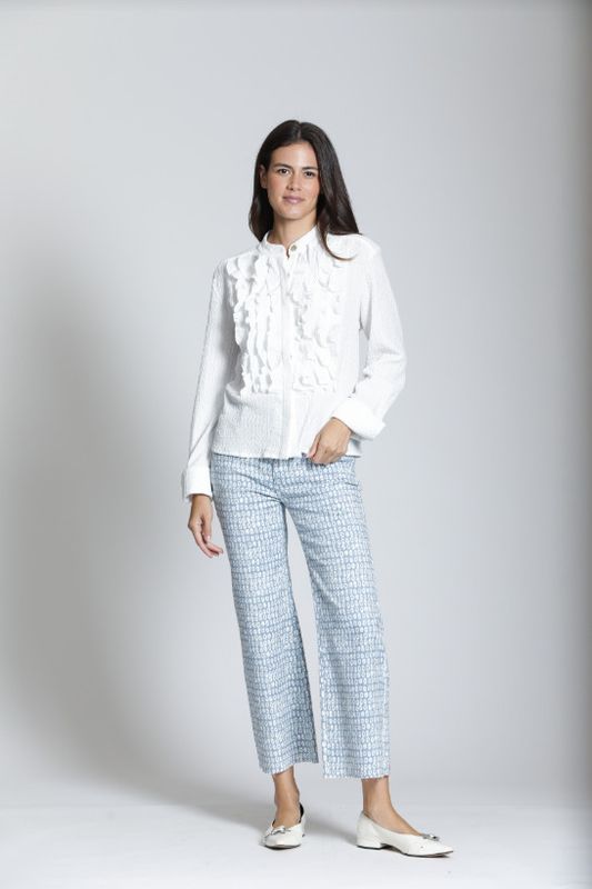 C67C APNY Wide Leg Crop Jean