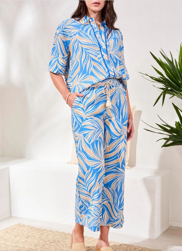 30990 Tribal Pull On Ankle Pant