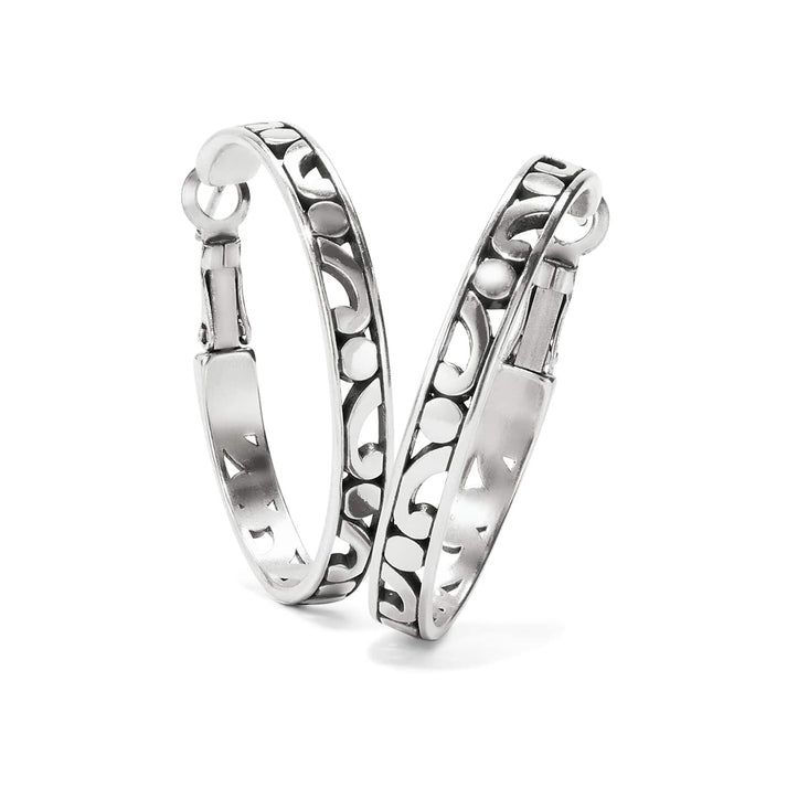 JE9720 Brighton Contempo Medium Hoop Earrings