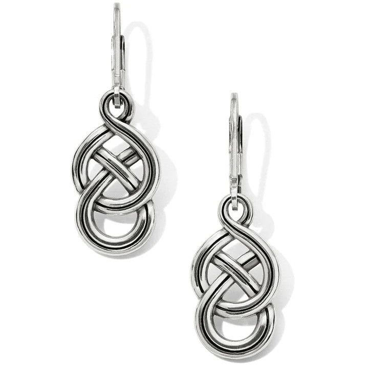 JA6230 Brighton Interlok Braid Petite Leverback Earrings